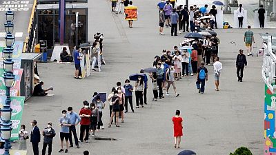 S.Korea raises Seoul COVID-19 curbs to top level, new cases set 2nd straight national record S.Korea raises Seoul COVID-19 curbs to top level, new cases set 2nd straight national record