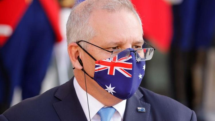 Australia's PM Morrison defends lockdown strategy until majority vaccinated