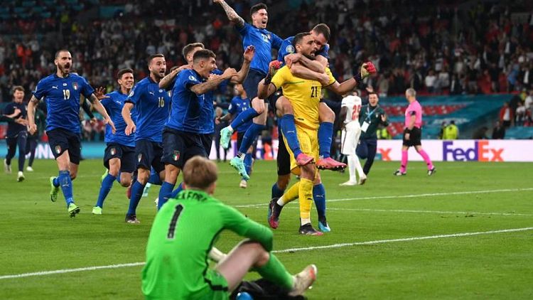 Italia vence por penales a Inglaterra y se consagra campeón de la Eurocopa