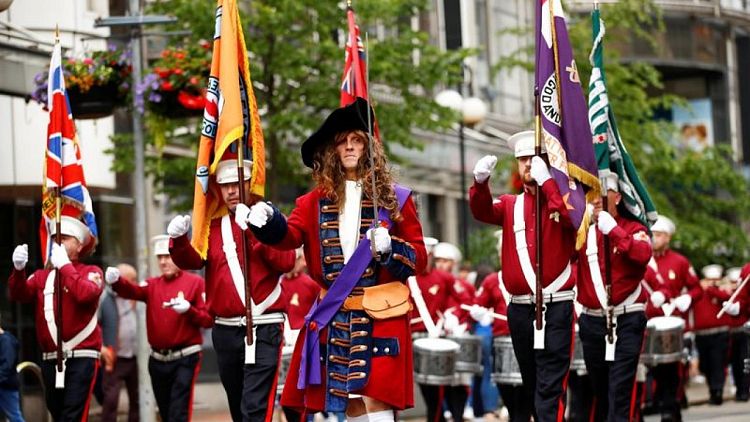N.Ireland's Orange Order hold July 12 parades with Brexit tensions high