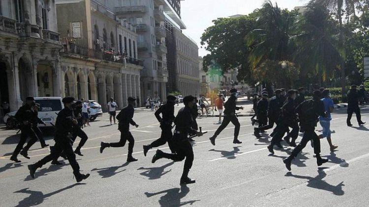 Cuba curbs access to Facebook, messaging apps amid protests -internet watchdog