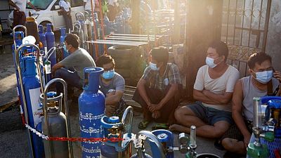 Myanmar sees record coronavirus deaths and infections Myanmar sees record coronavirus deaths and infections