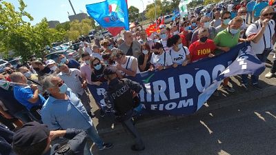 Rimosso il blocco lungo l'Appia a Santa Maria Capua Vetere Rimosso il blocco lungo l'Appia a Santa Maria Capua Vetere