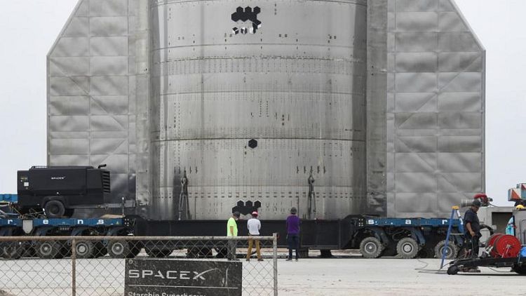 U.S. warns SpaceX its new Texas launch site tower not yet approved