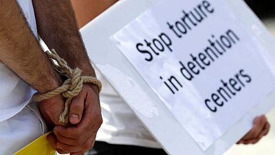 Amnesty says migrants in Libyan camps forced to trade sex for clean water Amnesty says migrants in Libyan camps forced to trade sex for clean water