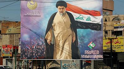 Shi'ite cleric Sadr comes first in Iraq election - officials, sources Shi'ite cleric Sadr comes first in Iraq election - officials, sources
