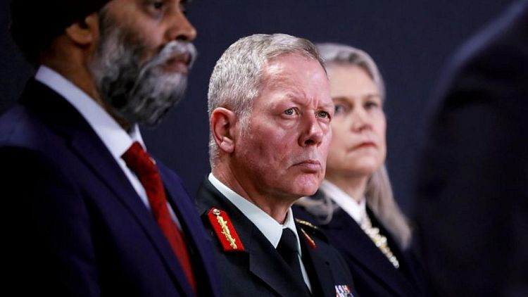In new blow to Canada military, ex-top soldier charged with obstructing justice