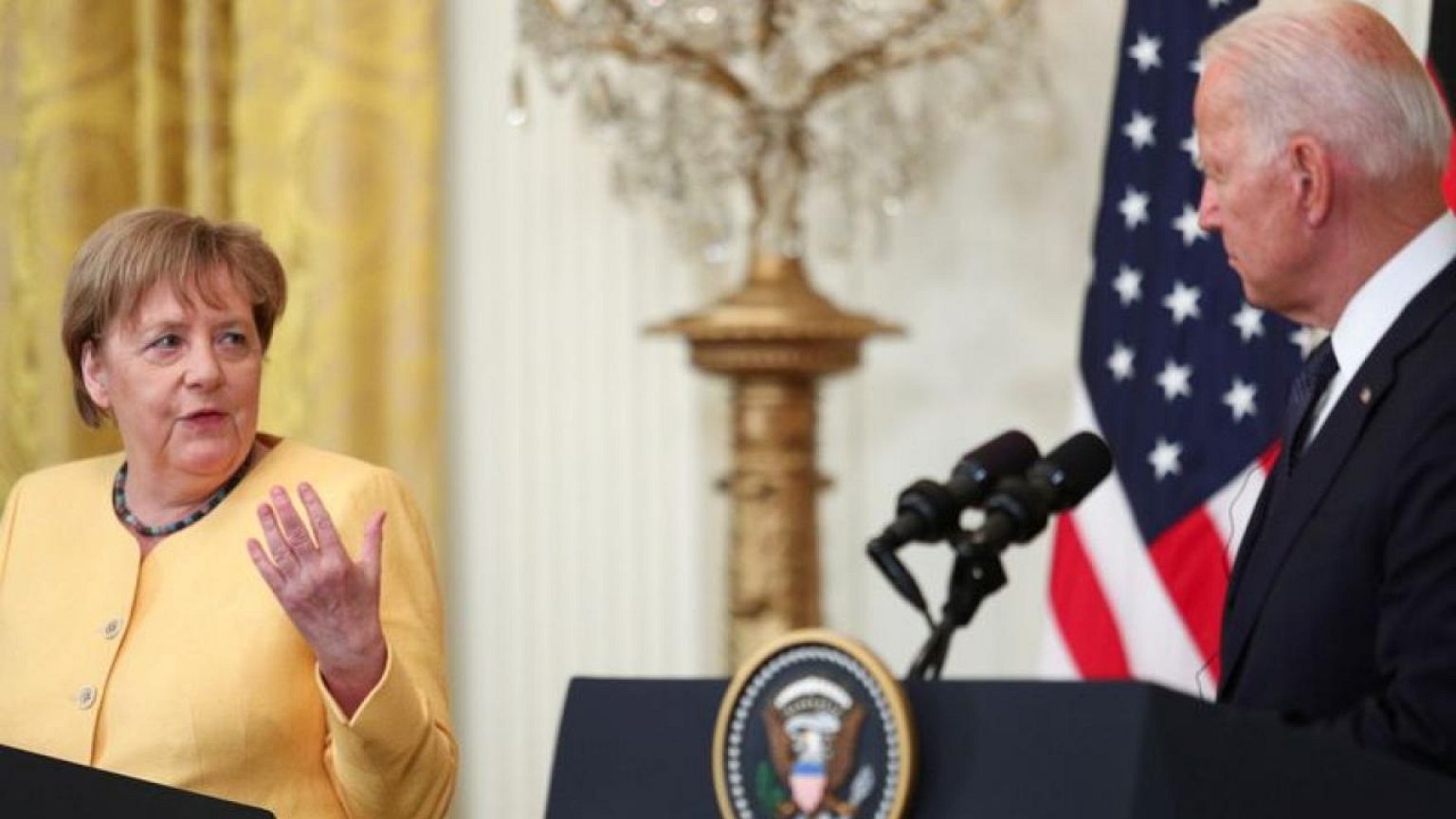 Biden, Merkel fail to resolve differences about Nord Stream 2 gas pipeline