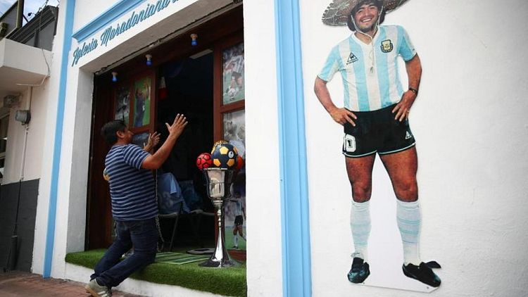 Church in honor of Maradona opens its doors in Mexico