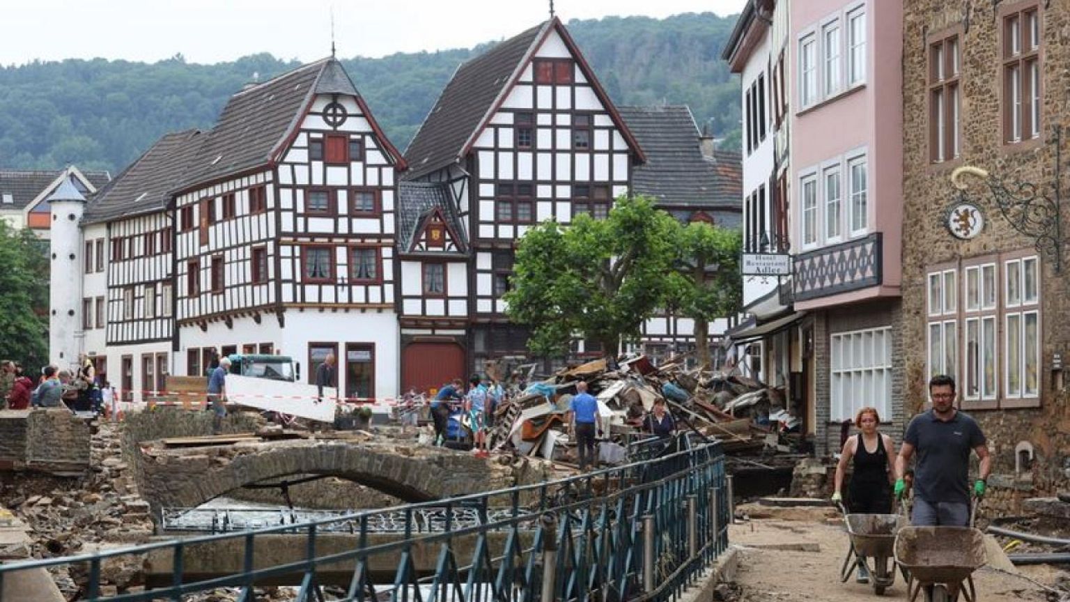 Floods highlight Europe's 'gigantic task' in averting future climate damage