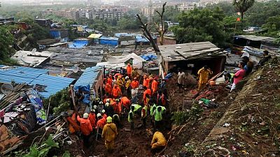 Fuertes lluvias azotan a ciudades en India, dejan al menos 35 muertos Fuertes lluvias azotan a ciudades en India, dejan al menos 35 muertos
