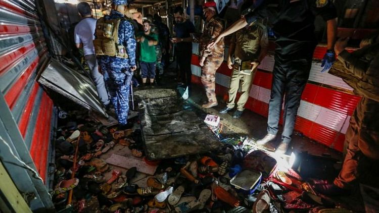 مصادر: مقتل 35 على الأقل وإصابة العشرات في هجوم انتحاري بمدينة الصدر