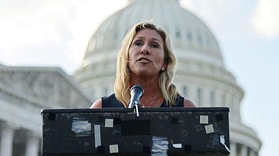 Twitter temporarily blocks U.S. Republican Greene for COVID-19 posts Twitter temporarily blocks U.S. Republican Greene for COVID-19 posts
