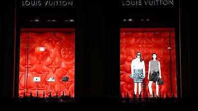 Paris , France, Luxury Fashion Store, Louis Vuitton, LVMH, Display