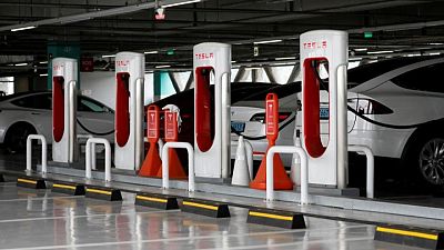 Tesla plans to open its charging network to other EVs later this year Tesla plans to open its charging network to other EVs later this year