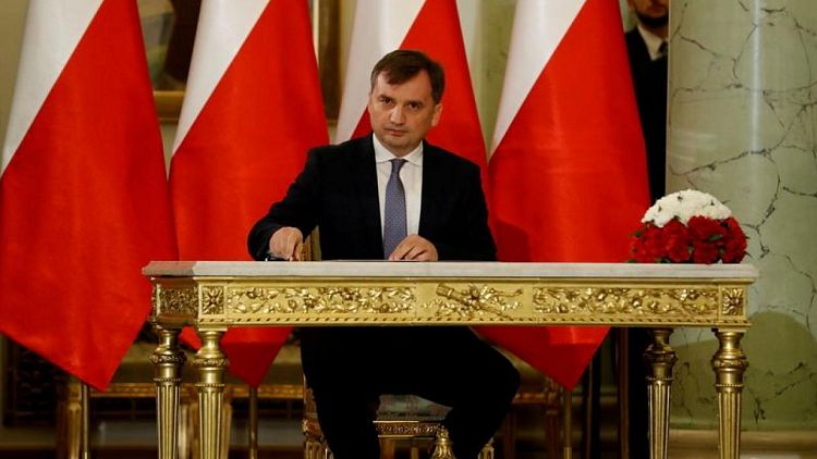 Polish justice minister says Warsaw cannot comply with EU's court ruling
