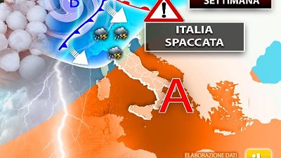 ILMeteo.it,forti temporali al Nord, super caldo al Centro-Sud ILMeteo.it,forti temporali al Nord, super caldo al Centro-Sud