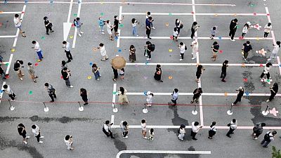 S.Korea starts vaccination for 55-59 age group as COVID-19 caseloads remain high S.Korea starts vaccination for 55-59 age group as COVID-19 caseloads remain high