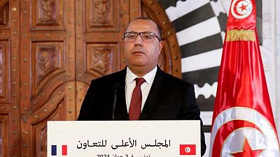 رئيس وزراء تونس المقال المشيشي يظهر لأول مرة منذ عزله قبل 11 يوما