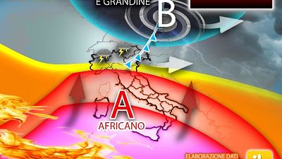 Team www.iLMeteo.it, attesi picchi oltre 45 gradi specie al Sud Team www.iLMeteo.it, attesi picchi oltre 45 gradi specie al Sud