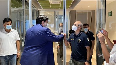 Il capo della Protezione civile arrivato a Cagliari Il capo della Protezione civile arrivato a Cagliari