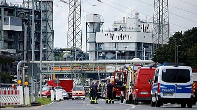 Una explosión sacude un polígono químico en el oeste de Alemania Una explosión sacude un polígono químico en el oeste de Alemania