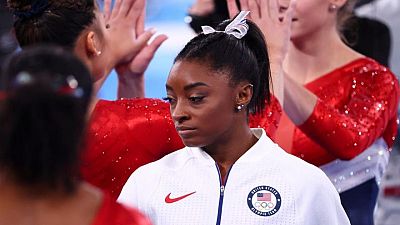 Tras un mal comienzo, el futuro de Simone Biles en los Juegos de Tokio es incierto Tras un mal comienzo, el futuro de Simone Biles en los Juegos de Tokio es incierto