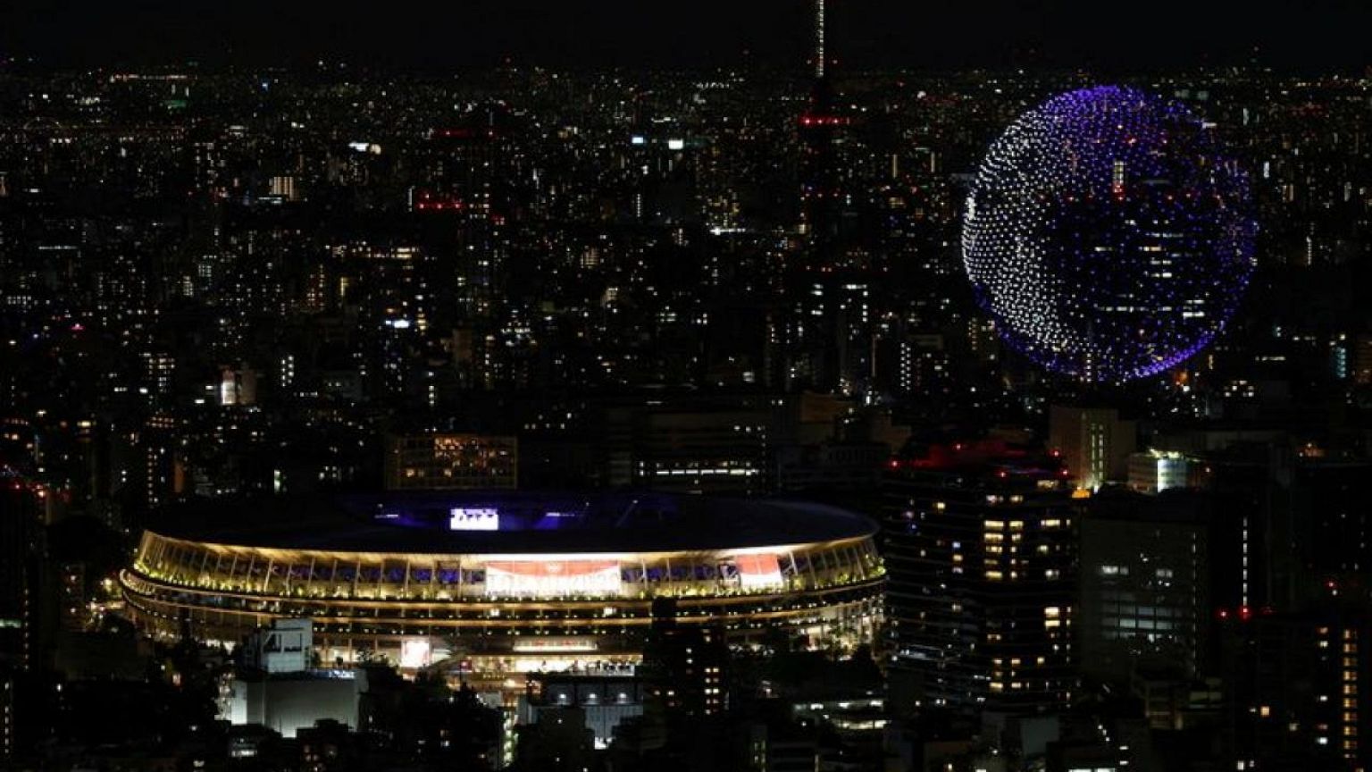 Could display drones snuff out the firework?