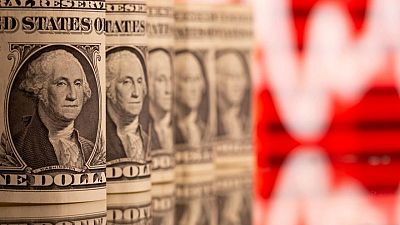 Dollar falls to more than three-week low with payrolls eyed