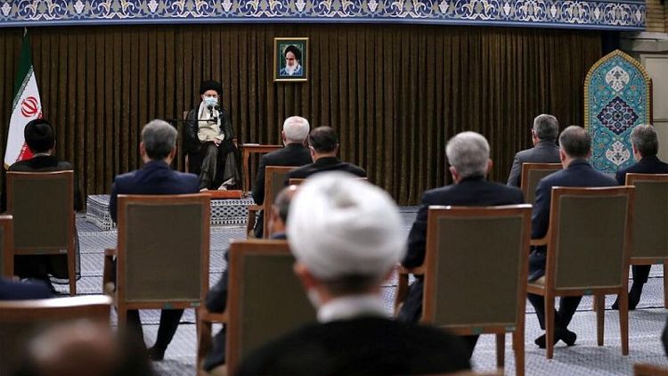 Iran's Khamenei blames "cowardly" U.S. for pause in nuclear talks