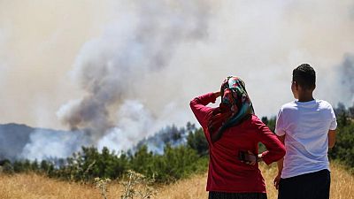 احتواء معظم‭ ‬حرائق الغابات في تركيا واستعار بعضها