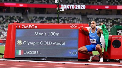 Italiano Jacobs da el golpe y se lleva el oro en final de los 100 mts planos, favoritos decepcionan Italiano Jacobs da el golpe y se lleva el oro en final de los 100 mts planos, favoritos decepcionan
