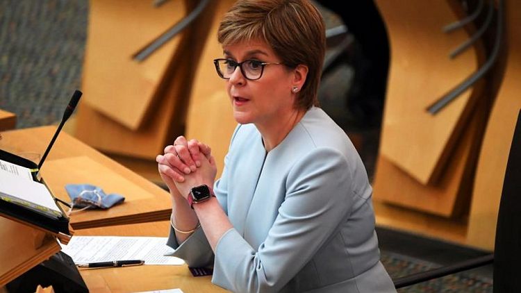 Scotland's Sturgeon says expects advice on vaccinating children this week
