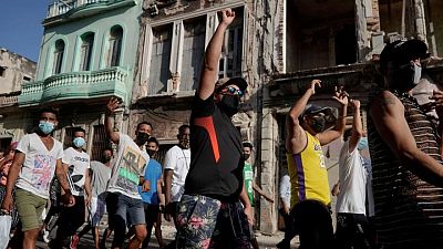 Analysis-Street protests could pressure Cuba to speed up economic reforms