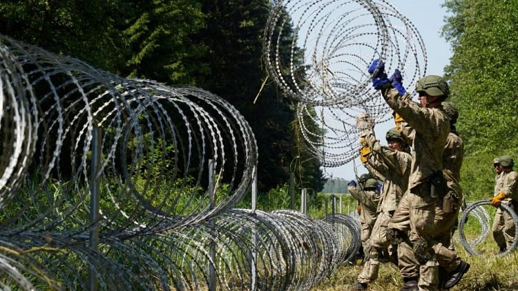 El parlamento lituano debatirá la construcción de una valla en la frontera con Bielorrusia