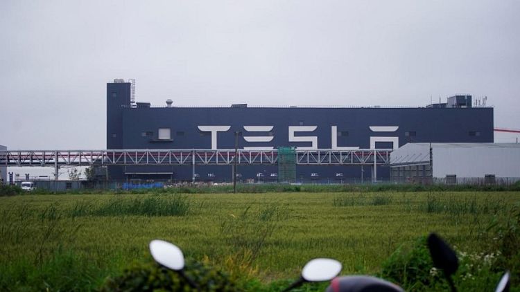 Tesla Shanghai to make 300,000 cars Jan-Sept despite chip shortage - sources