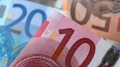 Euro zone bond yields steady awaiting U.S. CPI