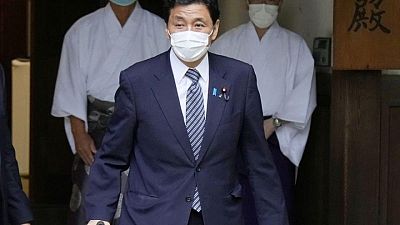 Japan defence minister visits Yasukuni Shrine ahead of WWII anniversary