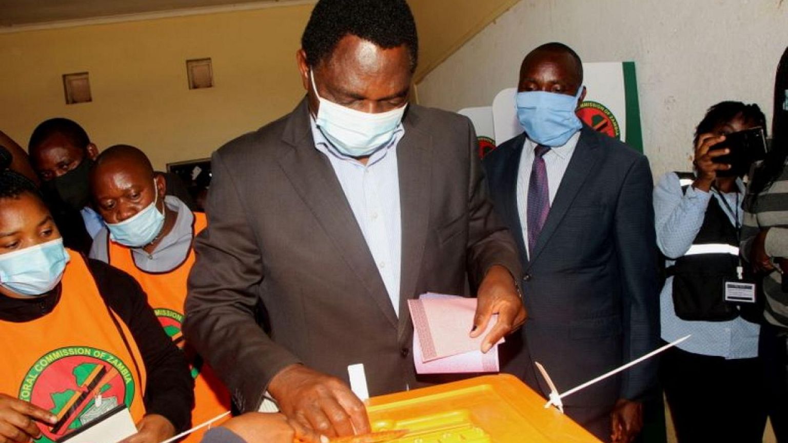 Zambian president Lungu concedes defeat after rival's landslide win
