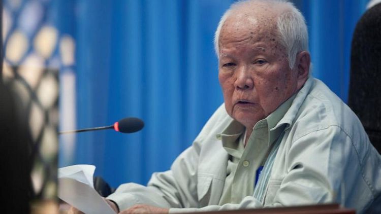 Last living Khmer Rouge leader says not behind Cambodia bloodbath