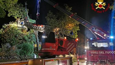 In supporto anche Nucleo droni dal Veneto In supporto anche Nucleo droni dal Veneto