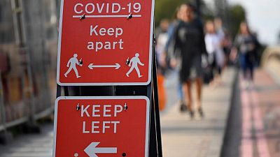 England's COVID R number dips, epidemic could be shrinking