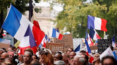 Protesters in France demonstrate against COVID pass for sixth weekend