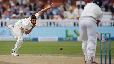 Cricket-England's Wood misses Headingley test with shoulder injury