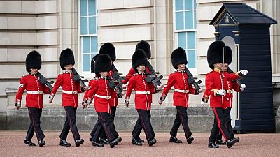 Vuelven el cambio de guardia en el Palacio de Buckingham después de 18 meses Vuelven el cambio de guardia en el Palacio de Buckingham después de 18 meses