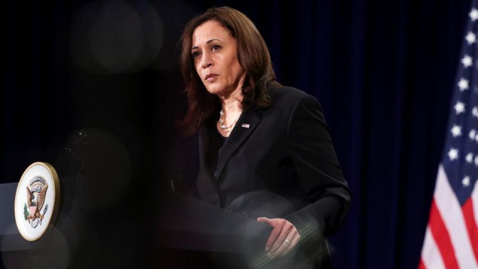 Kamala Harris says U.S. will 'speak up' on South China Sea