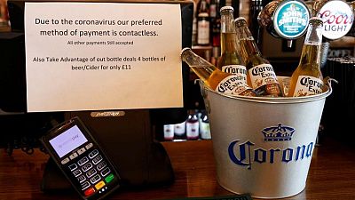 Britain to raise contactless payment limit to 100 stg on Oct. 15