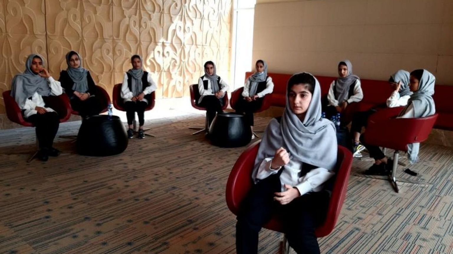Don't abandon Afghanistan, pleads member of Afghan all-female robotics team