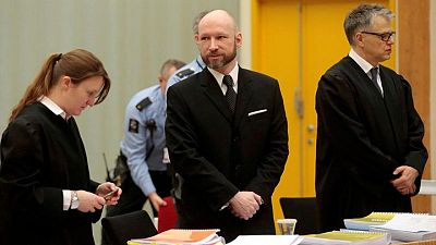 Un tribunal revisará la petición de libertad condicional del asesino noruego Breivik Un tribunal revisará la petición de libertad condicional del asesino noruego Breivik