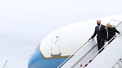 Biden travels to air base to honor U.S. troops killed in Afghanistan